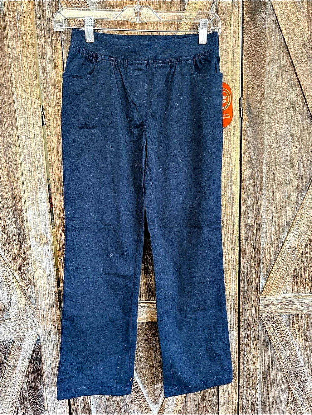 Wonder Nation Straight Fit Pull On Pants Blue Size 10 NWT